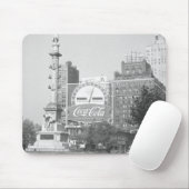 Statue auf amerikanischem Stadtplatz B&W Mousepad (Mit Mouse)