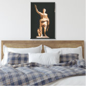 Statue Augustus Caesar Canvas Print Leinwanddruck (Insitu (Schlafzimmer))