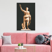 Statue Augustus Caesar Canvas Print Leinwanddruck (Insitu (Wohnzimmer))