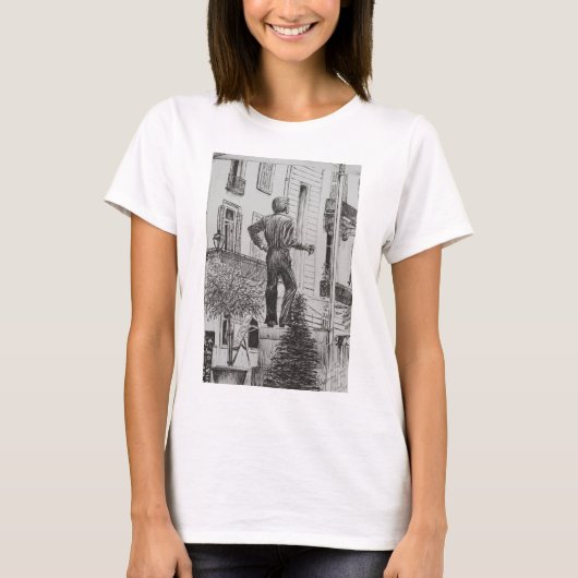 Statue bei Cannet 2014 T-Shirt (Vorderseite)