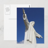 Statue cusco jesus postkarte (Vorne/Hinten)
