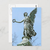 Statue de Angel im Charlottenburger Schloss Postkarte (Vorne/Hinten)