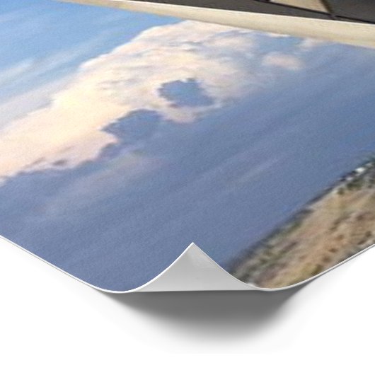 Statue der amerikanischen Ureinwohner Poster (Ecke)