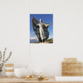 Statue der amerikanischen Ureinwohner Poster (Küche)