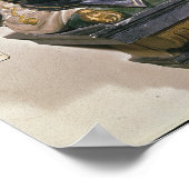 Statue der Antoinette de Fontette Poster (Ecke)