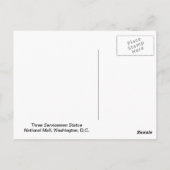 Statue der drei Truppen | Vietnam Soldiers Postkarte (Rückseite)