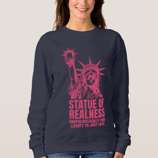 Statue der Echtheit Sweatshirt (Vorderseite)