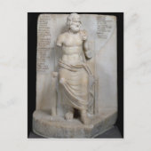 Statue der Euripides Postkarte (Vorderseite)