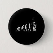 Statue der Evolution des Freiheitswiderstands Button (Vorderseite)