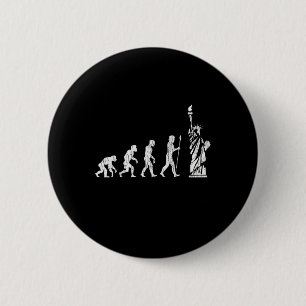 Statue der Evolution des Freiheitswiderstands Button