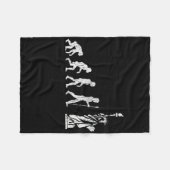 Statue der Evolution des Freiheitswiderstands Fleecedecke (Vorderseite (Horizontal))