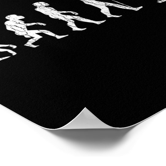 Statue der Evolution des Freiheitswiderstands Poster (Ecke)