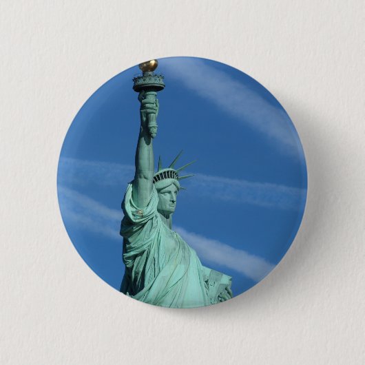Statue der Freiheit. Button (Vorderseite)