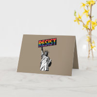 Statue der Freiheit Feministengeschenk
