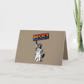 Statue der Freiheit Feministengeschenk Karte (Vorderseite)