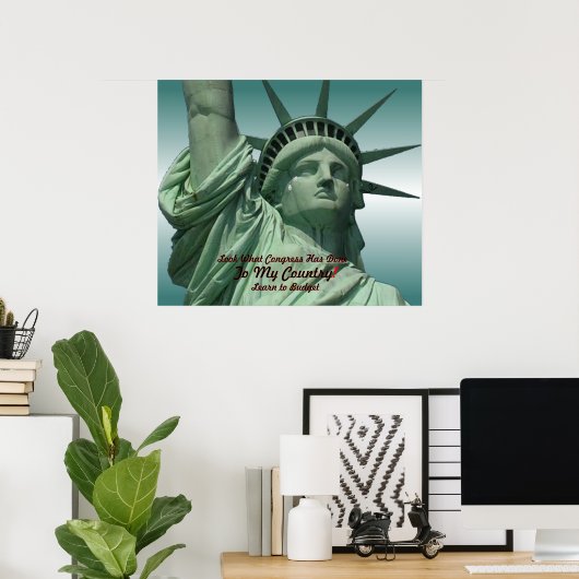 Statue der Freiheit Poster (Heimbüro)