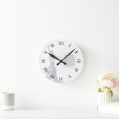 Statue der Freiheit USA 1. Änderung der Redefreihe Runde Wanduhr (Zuhause)