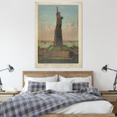 Statue der Freiheitskunst Leinwanddruck (Insitu (Schlafzimmer))