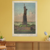Statue der Freiheitskunst Leinwanddruck (Insitu (Wohnzimmer))