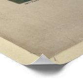 Statue der Freiheitskunst Poster (Ecke)