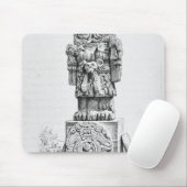 Statue der Göttin Coatlicue Mousepad (Mit Mouse)