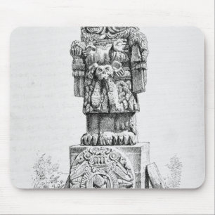 Statue der Göttin Coatlicue Mousepad
