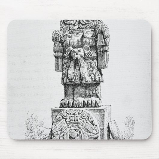 Statue der Göttin Coatlicue Mousepad (Vorne)