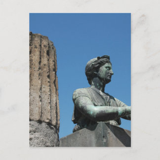 Statue der Göttin Diana in Pompeji Postkarte