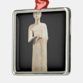 Statue der großen Göttin, von sagen Asmar Ornament Aus Metall (Links)