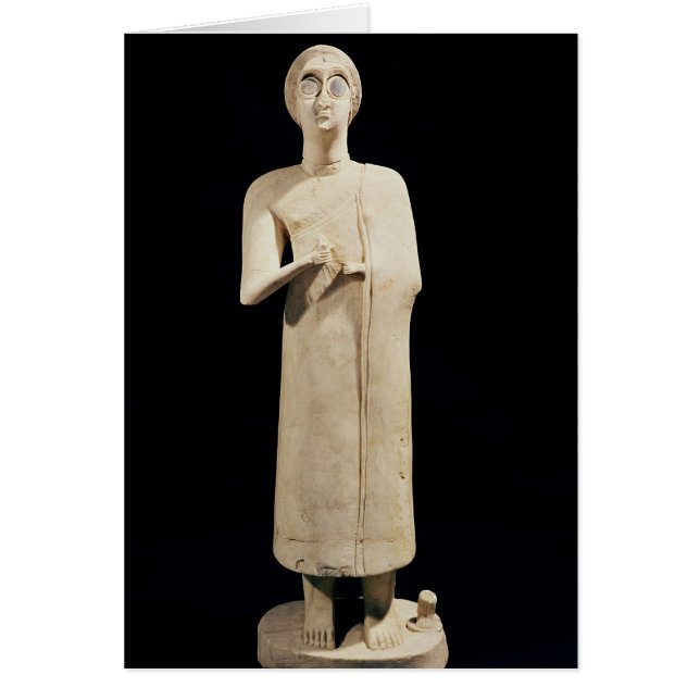 Statue der Großen Göttin, von Tell Asmar (Vorne)