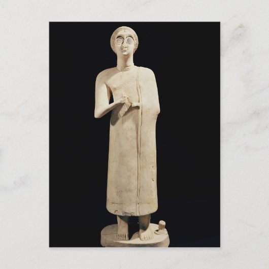 Statue der Großen Göttin, von Tell Asmar Postkarte (Vorderseite)