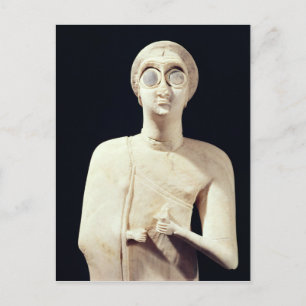Statue der Großen Göttin, von Tell Asmar Postkarte