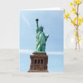 Statue der Grusskarte Karte (Gelbe Blume)