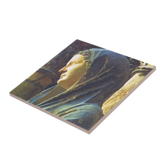 Statue der Jungfrau Mary Fliese (Seite)