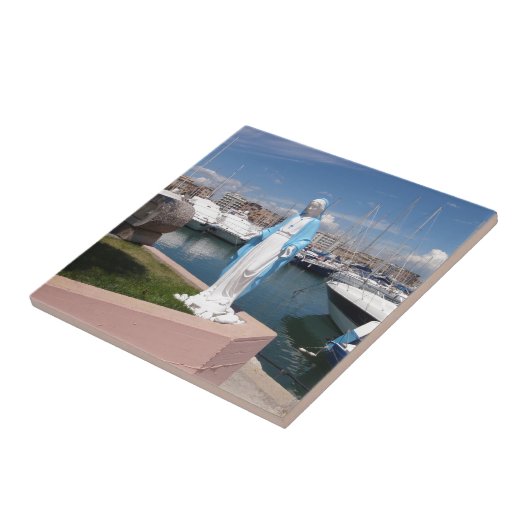 Statue der Jungfrau Mary Fliese (Seite)