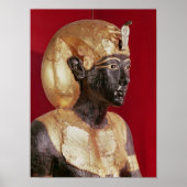 Statue der Lebensgröße von Tutankhamun Poster (Vorne)
