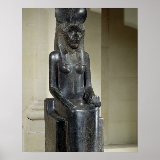 Statue der lionenköpfigen Göttin Sekhmet, aus dem Poster (Vorne)