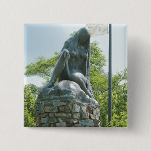Statue der Lorelei Button
