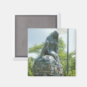 Statue der Lorelei Magnet (Vorderseite/Rückseite)