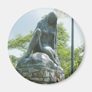 Statue der Lorelei Magnet