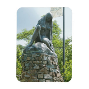 Statue der Lorelei Magnet