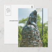 Statue der Lorelei Postkarte (Vorne/Hinten)