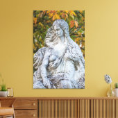 Statue der Loreley Mermaid Leinwanddruck (Insitu (Wohnzimmer))