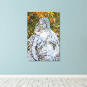 Statue der Loreley Mermaid Leinwanddruck (Insitu (Holzboden))