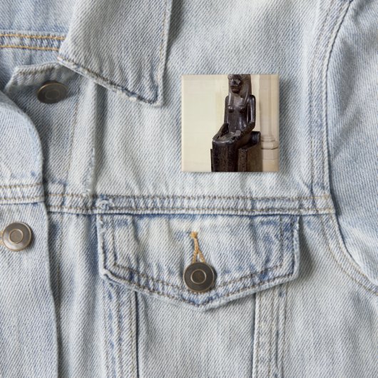 Statue der Löwe-köpfigen Göttin Sekhmet Button (Beispiel)