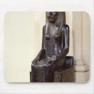Statue der Löwe-köpfigen Göttin Sekhmet Mousepad