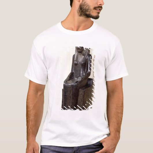 Statue der Löwe-köpfigen Göttin Sekhmet T-Shirt (Vorderseite)