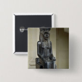 Statue der Löwe-köpfigen Göttin Sekhmet, vom Th Button (Vorne & Hinten)