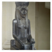 Statue der Löwe-köpfigen Göttin Sekhmet, vom Th Fliese (Vorderseite)