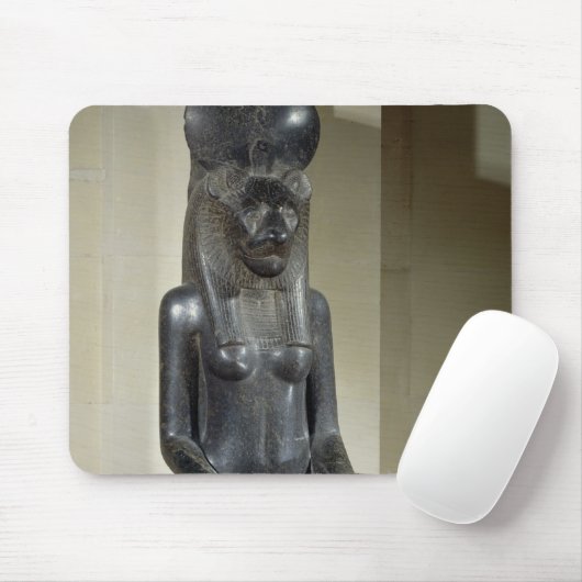Statue der Löwe-köpfigen Göttin Sekhmet, vom Th Mousepad (Mit Mouse)